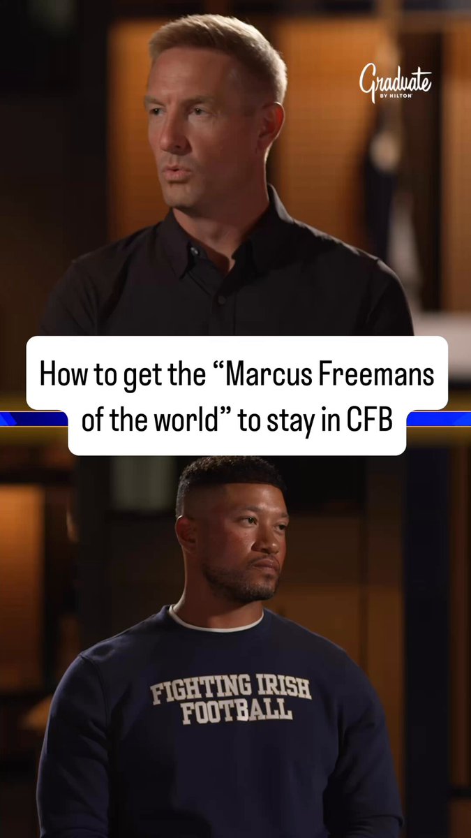 How can we create balance to keep coaches in college football, instead of going to the NFL? More from Notre Dame Football's Marcus Freeman with Joel Klatt.