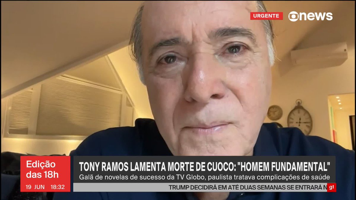 “Querido amigo. As gerações mais novas teriam que pesquisar muito para entender a importância desse ator. (...) Um homem fundamental na história da dramaturgia na televisão brasileira. (...) Nosso luto e nosso carinho eterno a Francisco Cuoco, ao nosso Chico. Ou como eu o chamava ao telefone: ‘E aí, Chicão. Tudo bem? Espero que o Chicão esteja descansando agora’”, diz Beth Goulart sobre Francisco Cuoco, que faleceu nesta quinta-feira (19), aos 91 anos. ➡ Assista ao #Edição18: #GloboNews