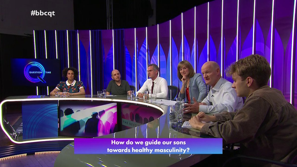 “As soon as we talk about masculinity, we’re talking about a range of bad things… what we’re finding it very hard to do is offer a positive account of masculinity” Lord Willetts says men’s traditional “role” in society has changed and they need "opportunities in life" #bbcqt