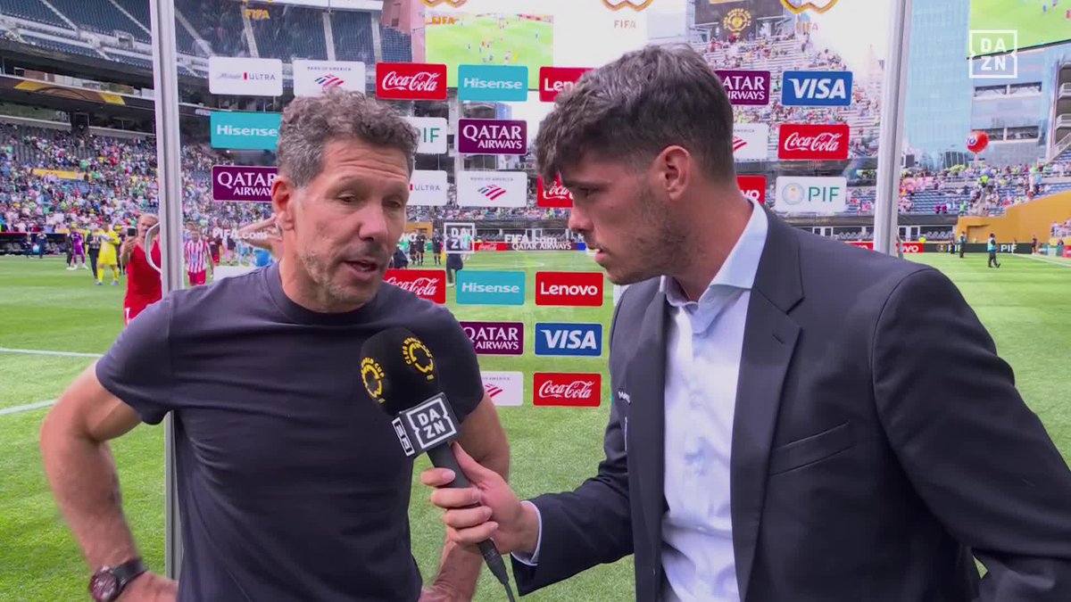 El Cholo Simeone analiza la victoria del Atlético de Madrid con Javier Valle 🗣️ "Hicimos buen partido. Tuvimos muchas ocasiones generadas por el juego" FIFA Club World Cup | Todos los partidos gratis en | #FIFACWC #TakeItToTheWorld