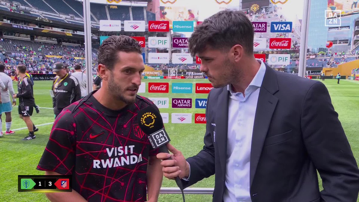 Koke: "Sea un minuto, desde fuera o todo el partido, solamente quiero ayudar". Capitán.