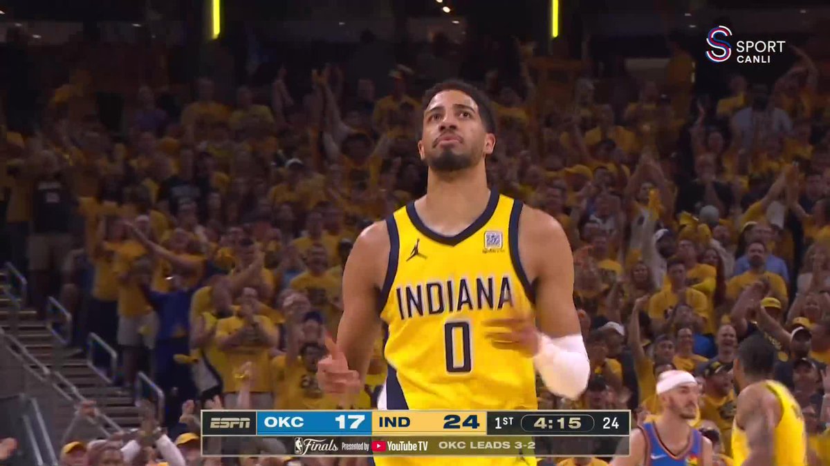 Tyrese Haliburton’ın üçlüğü sonrası Reggie Miller da havaya giriyor 🔥