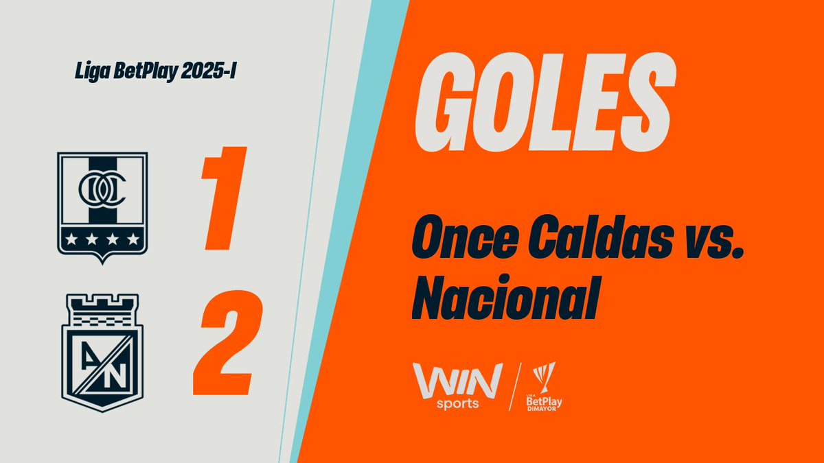 ⚽🟢💥¡Atlético Nacional venció 2 a 1 a Once Caldas en el Palogrande por la fecha 6 del cuadrangular B! ¡Los goles fueron de Dairon Asprilla y Marino Hinestroza en el conjunto ‘Verdolaga’, mientras, Dayro Moreno descontó en el conjunto ‘Albo’!