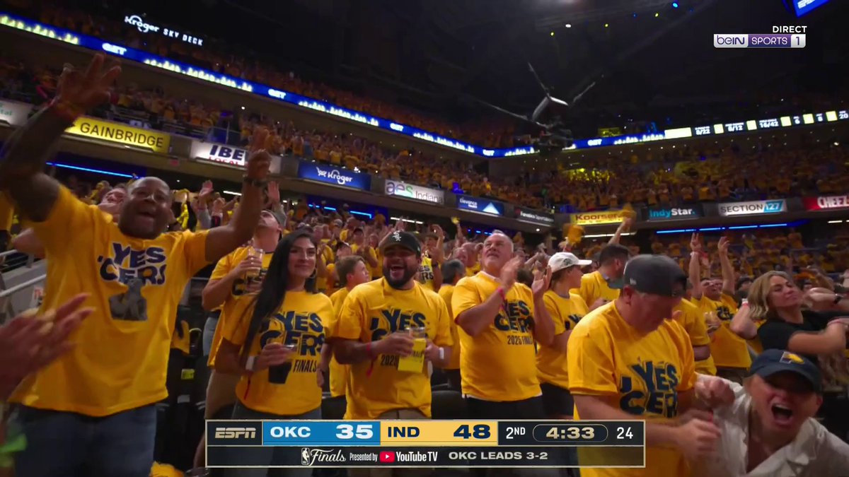 🔥 Les Pacers sont en feu ! Les voilà avec 13 points d'avance avant la mi-temps ! #NBAFinals #NBAExtra