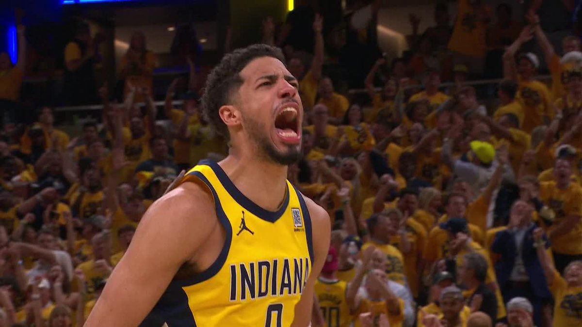 Indiana COOKING in Game 6 and Reggie Miller is loving it 🍿