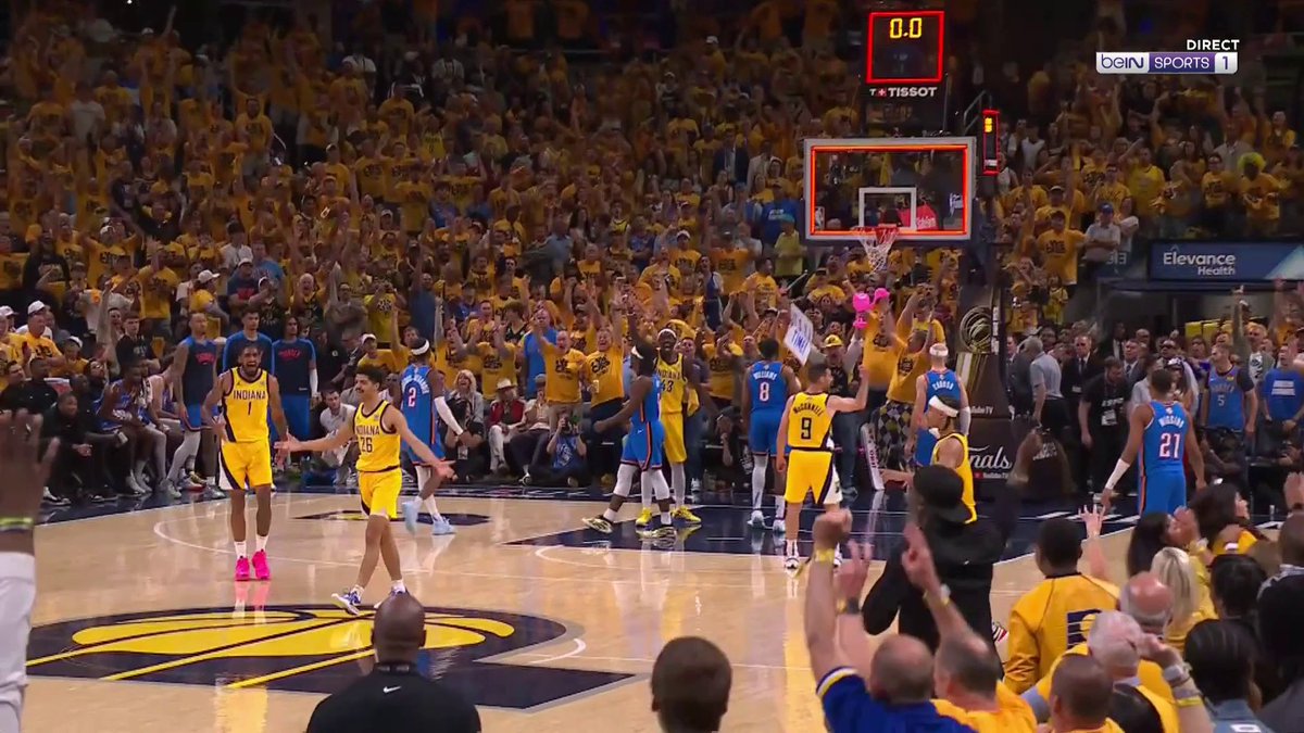 🚨 Au buzzer du 3QT !!! L'humiliation est totale ! +30 Pacers ! #NBAFinals #NBAExtra