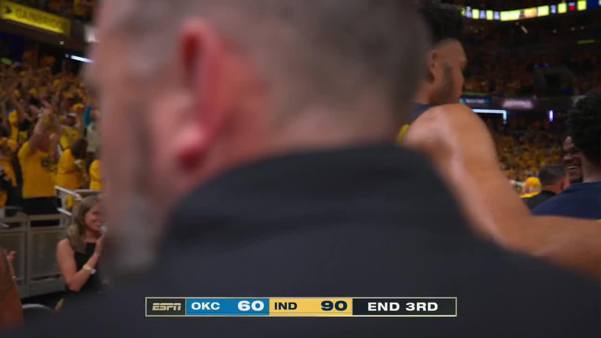 BEN SHEPPARD PUTS INDY UP 30 AT THE 3Q BUZZER ON ABC 🚨