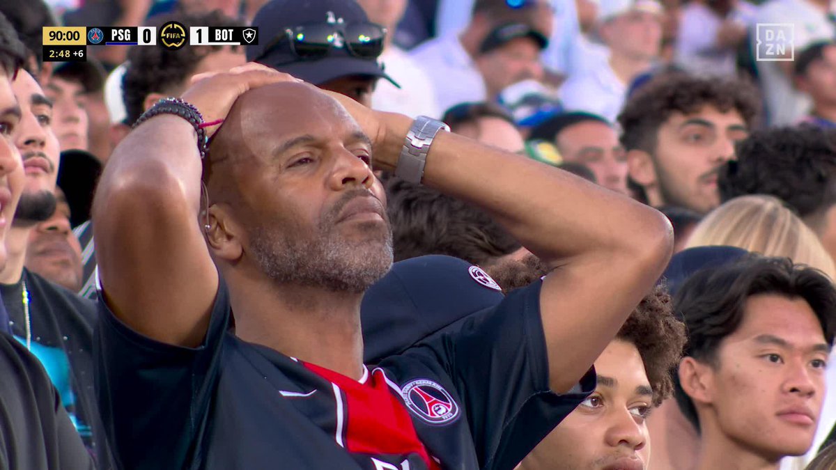 PSG fans right now... ⏲️ Watch the FIFA Club World Cup | June 14 - July 13 | Every Game | Free | | #FIFACWC #TakeItToTheWorld #PSGBOT