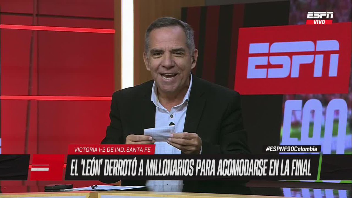 #ESPNF90Colombia | El clásico nocturno del fútbol "El que llora de último, llora MEJOR" El mensaje de Luis Arturo Henao C a Antonio Casale: ¡Le devuelve el pañuelo! Queremos leer tu opinión con #ESPNF90Colombia