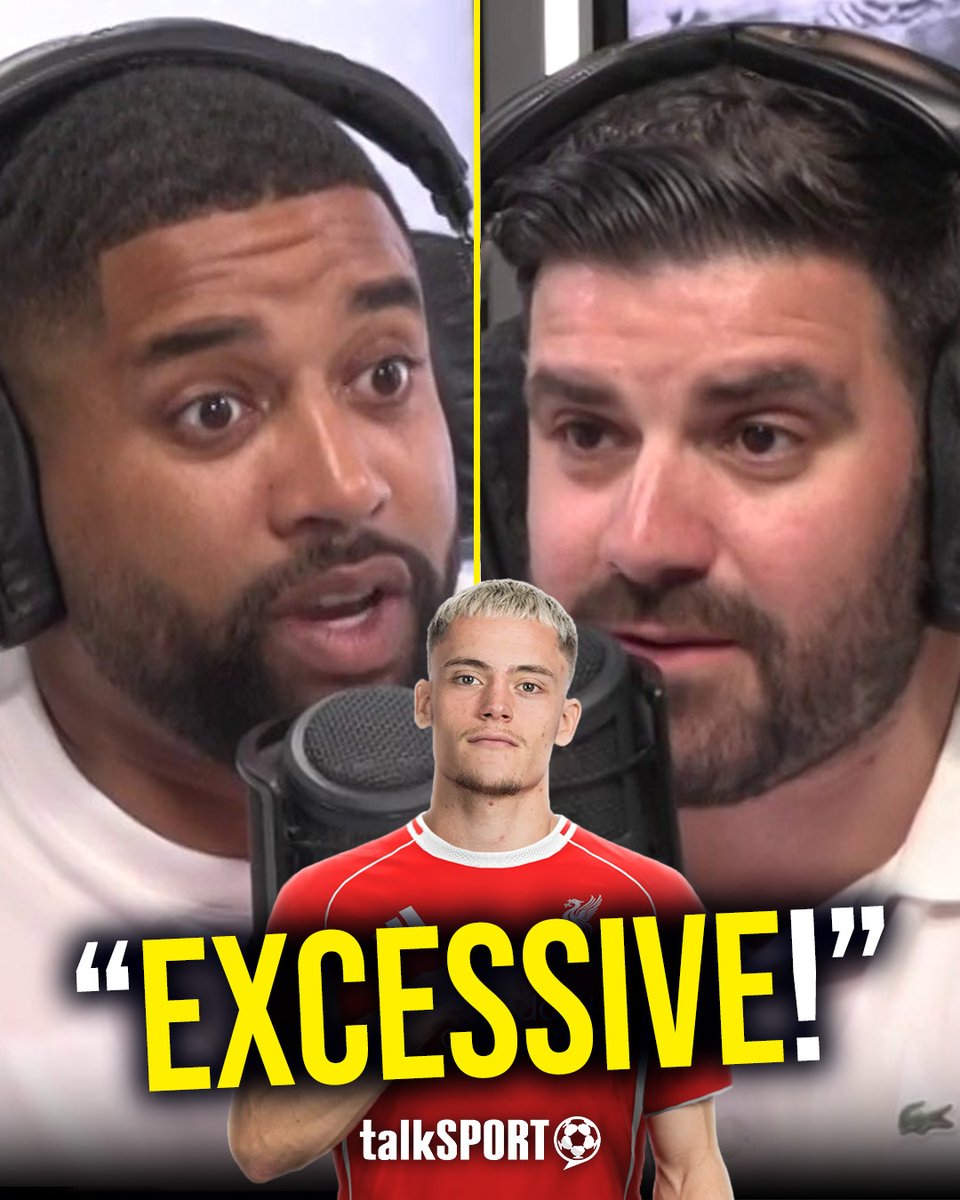 💰 Harry: "The fee feels a bit excessive!" 🤷‍♂️ Hugh: "#MCFC felt the fee was too high..." Hugh Woozencroft and Harry Symeou question if #LFC are paying too much for Wirtz! 🤔