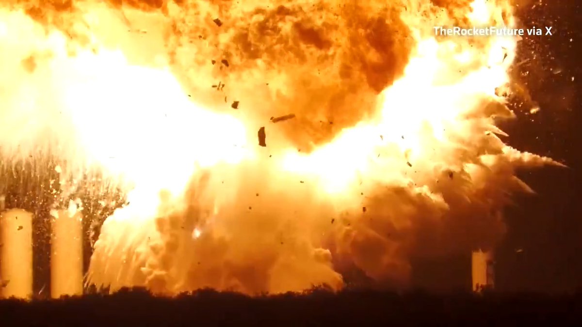 Elon Musk’s SpaceX experienced another major setback when its massive Starship rocket exploded in a fiery blast during testing in Texas. The company described the incident as a ‘major anomaly’