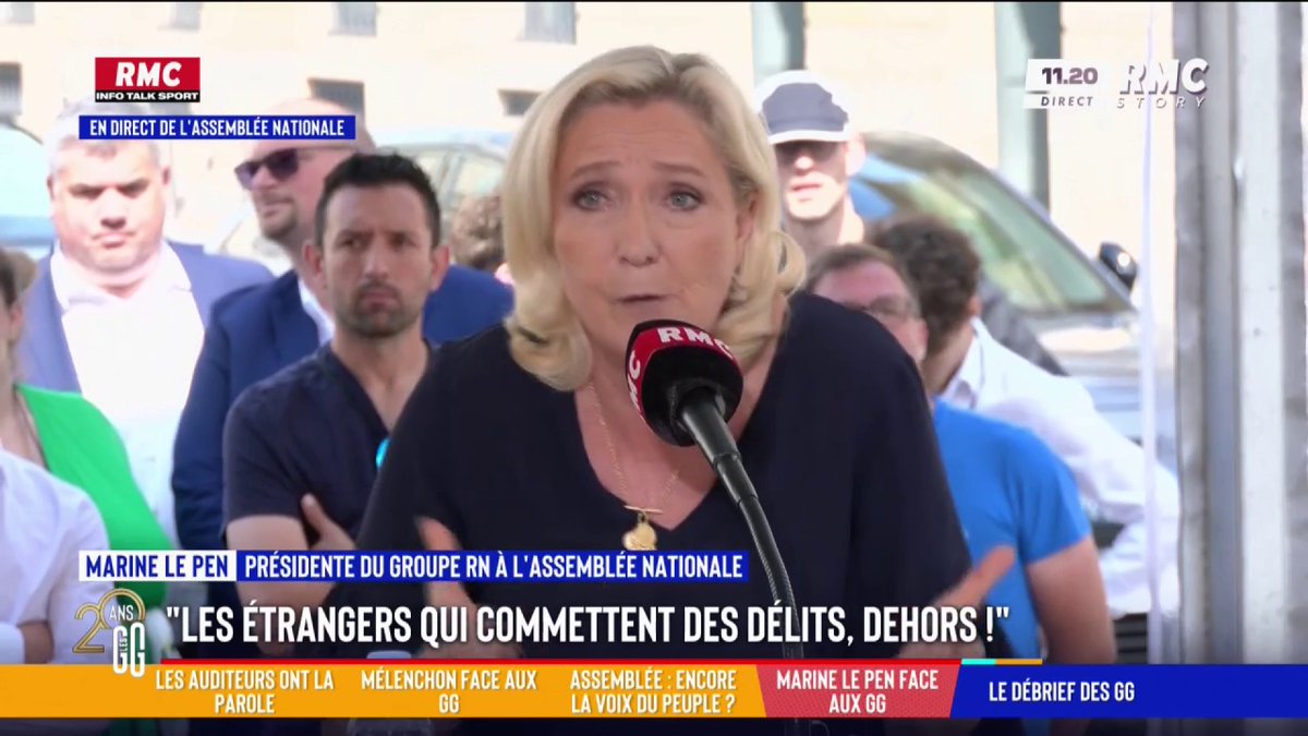Marine Le Pen termine et met KO ce cheminot 💪 Les gens de gauches sont pros immigrations ils sont dans le déni 😡 Vive Marine Le Pen qui rappelle le réel 🇨🇵💪 #GGRMC #TousAvecLeRN