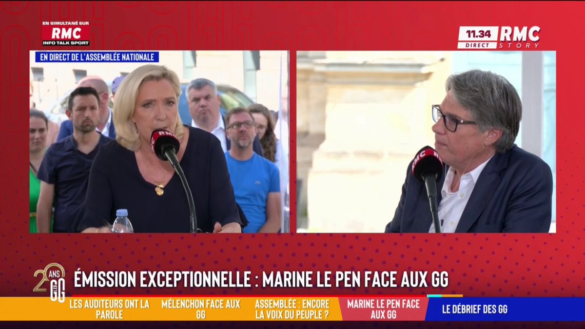 🎙️ Alain Marschall : "Le Rassemblement National est-il un parti anti-Islam ?" 🎙️ La réponse de Marine Le Pen face aux GG.