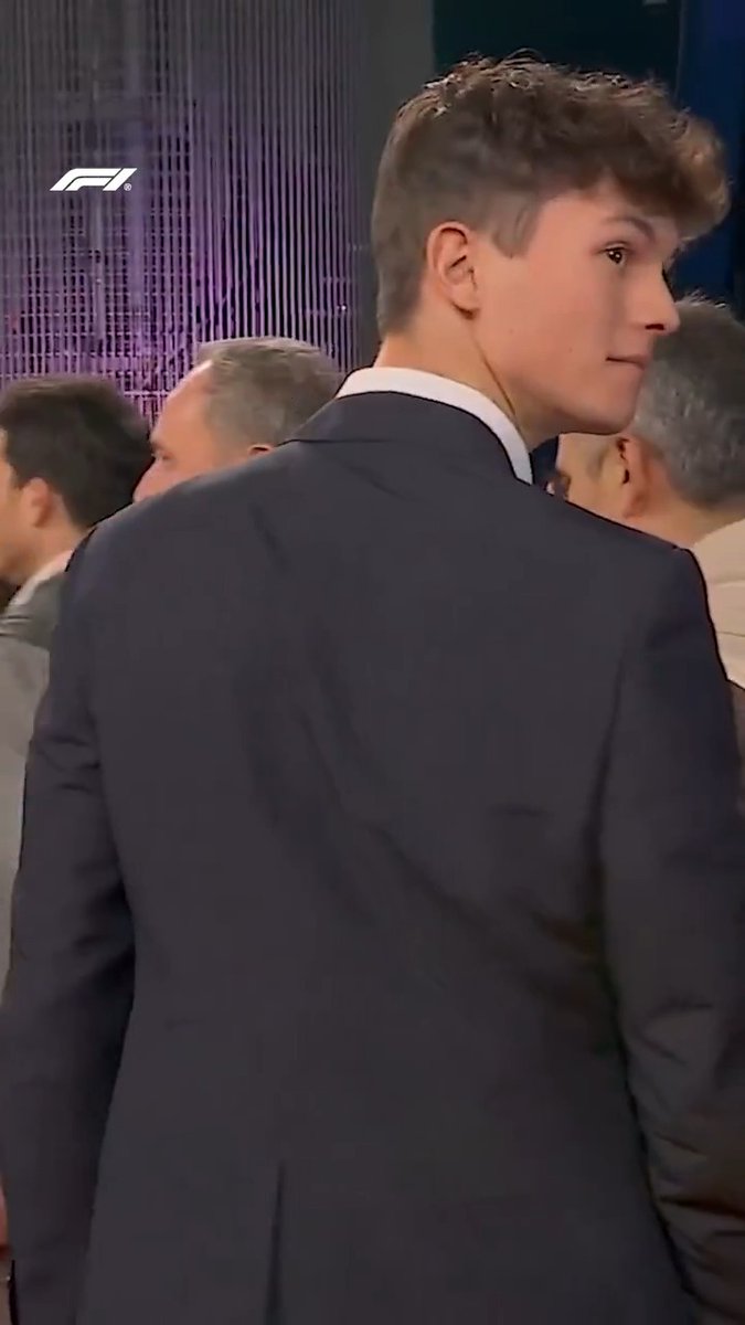 Show us a red carpet, and we'll show you Ollie Bearman looking slightly lost on it 😅 #F1