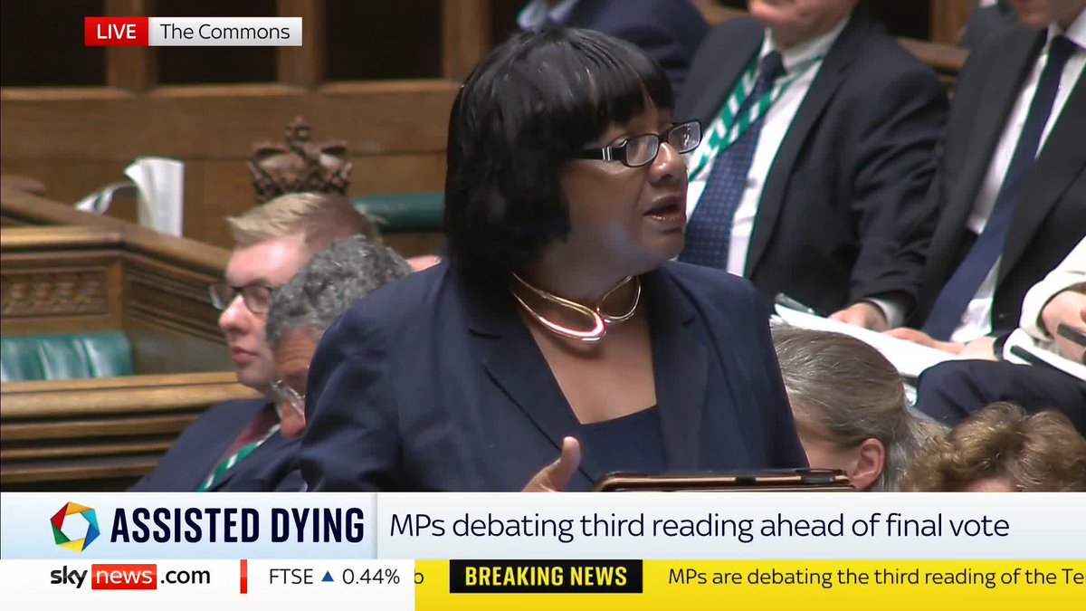 Labour MP Diane Abbott is ardently against the assisted dying bill. She calls it 'poorly drafted' and says 'so much' of it is 'problematic'. Live updates from The Commons debate here 🔗 📺 Sky 501, Virgin 602, Freeview 233 and YouTube