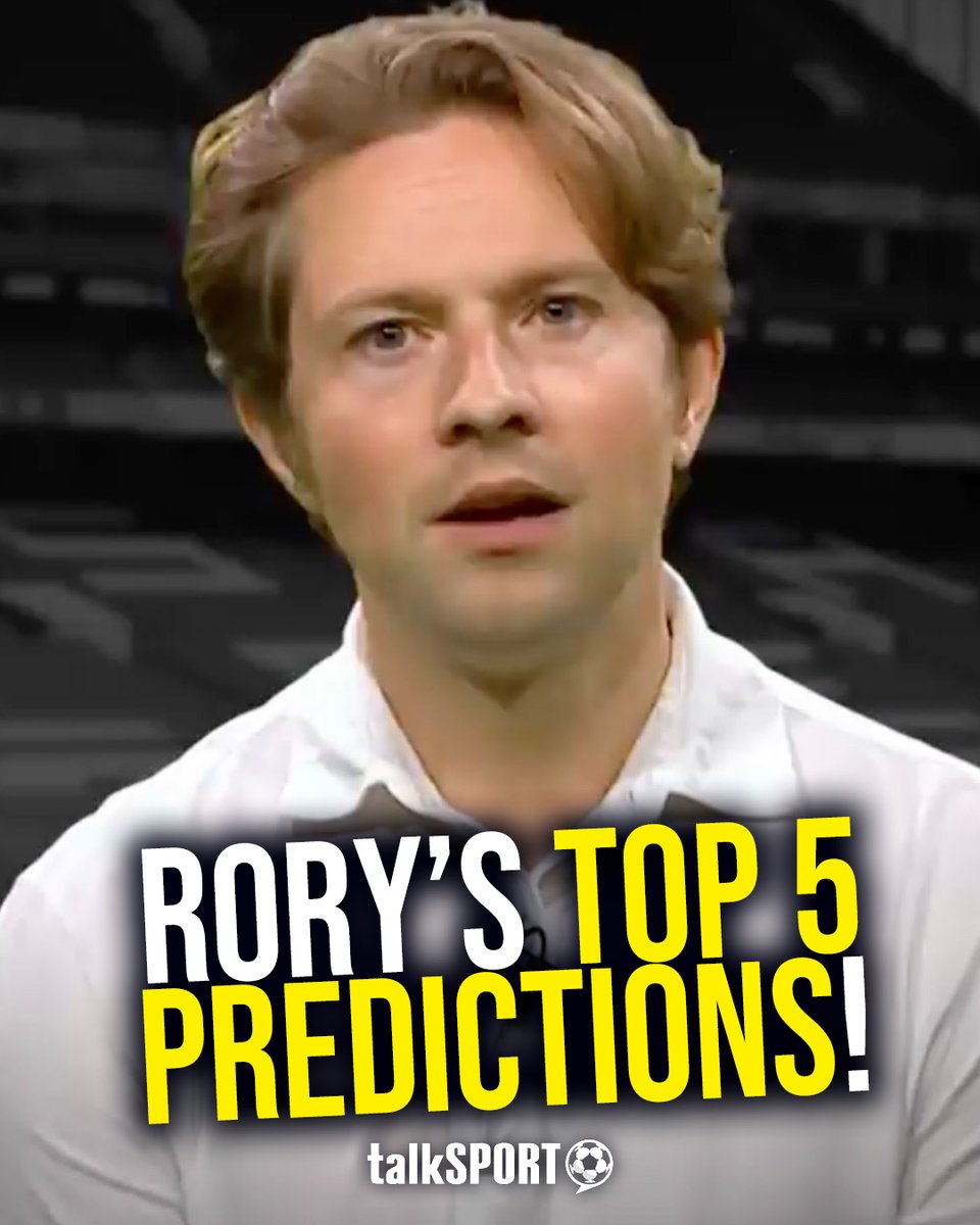 🏆 Can #LFC retain their title? 🤔 #NUFC or #AVFC? 😳 Can #THFC or #MUFC cause a shock!? @ChelseaRory reveals his *early* 25/26 Premier League Top 5 prediction! 👀
