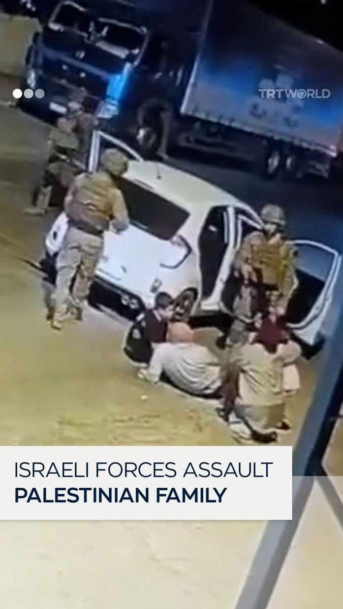 A Palestinian family in Hebron was assaulted by Israeli soldiers who stopped and forced them out of the car, in the occupied West Bank on June 19