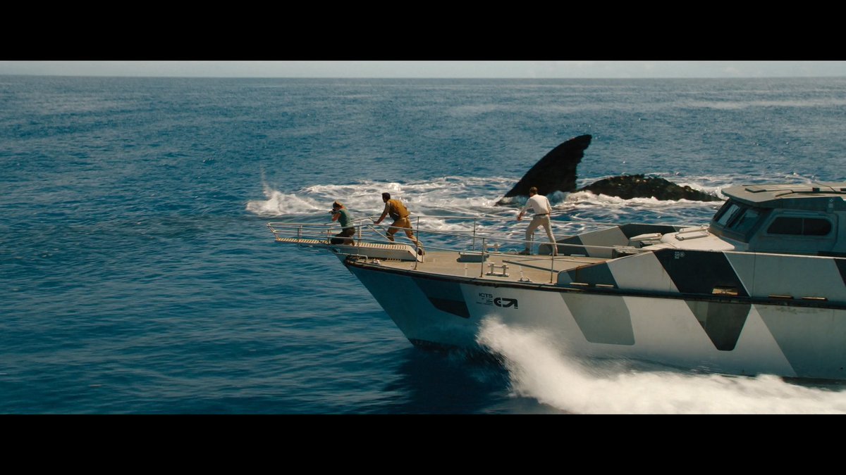 We didn't find it, it found us... The #JurassicWorldRebirth extraction team encounter a Mosasaurus. In cinemas July 2.