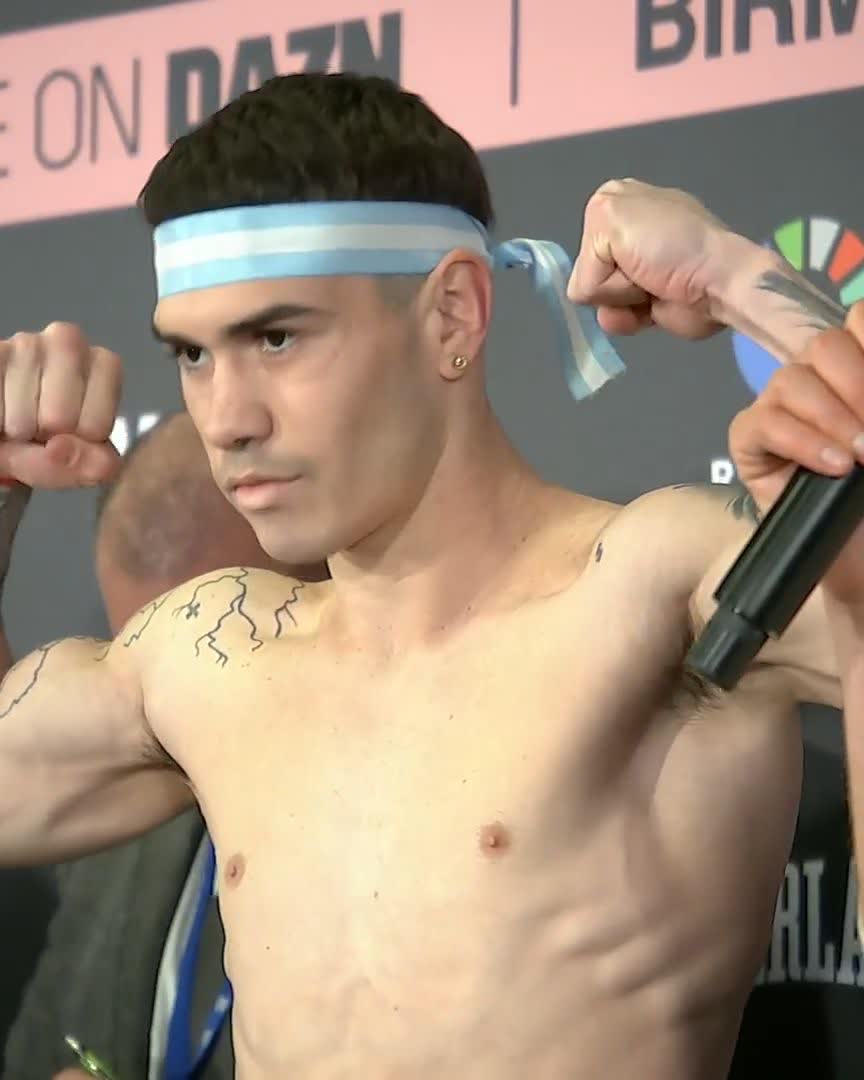 ⚖️ WEIGH-IN &amp; FACE-OFF 👀 Giorgio visioli vs Elias Federico Duget #YafaiRodriguez