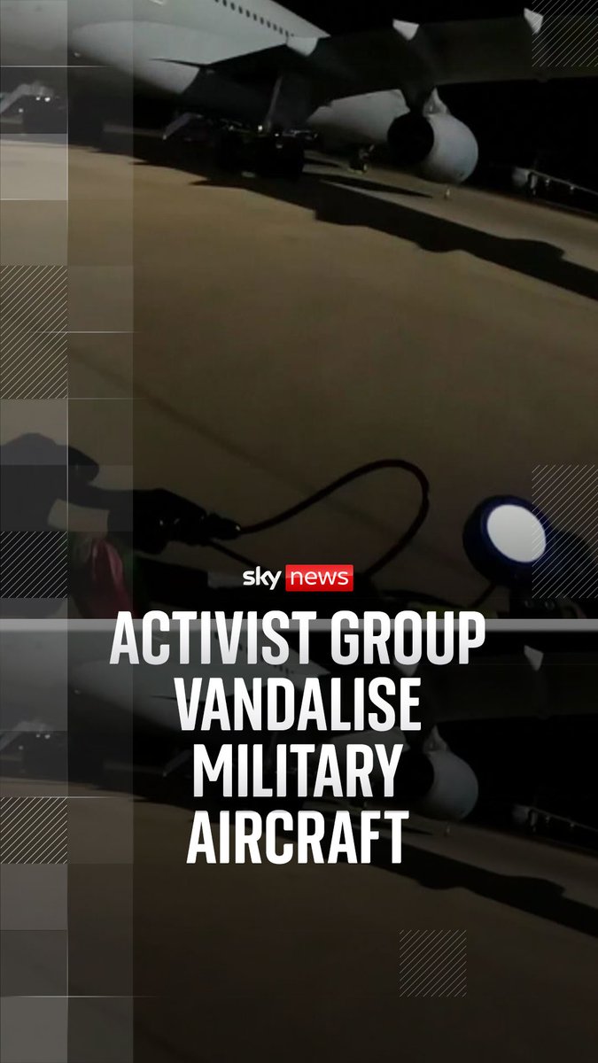 The PM has condemned pro-Palestinian activists who broke into a RAF base in Oxfordshire as 'disgraceful'. Palestine Action targeted RAF Brize Norton and damaged two military aircraft in what the Ministry of Defence branded an act of "vandalism" ⬇️