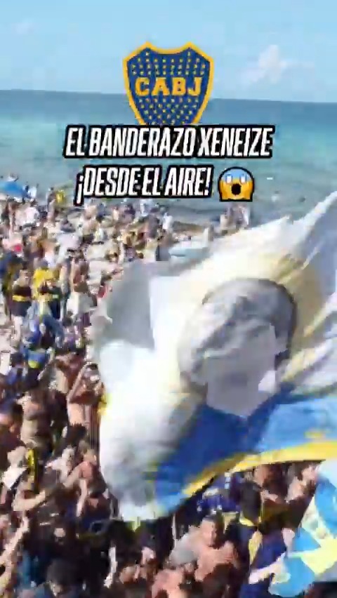 EL BANDERAZO XENEIZE ¡DESDE EL AIRE! 🙌 👏 La fiebre por #Boca en el #MundialdeClubes no deja de sorprender y así se captó el apoyo en Miami, desde las alturas. 📺 Mirá los partidos de #DisneyPlus de la #FIFACWC 🏆🌎 en el Plan Premium 📹 ig/drone.arr