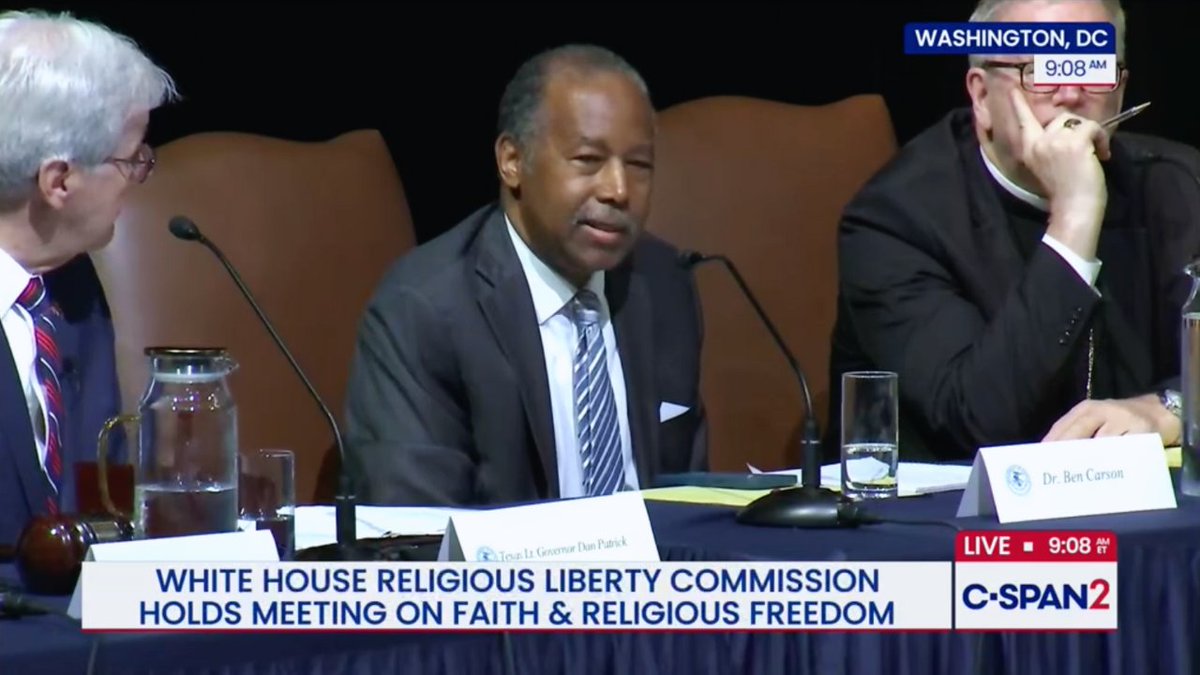 I am honored to have been appointed Chairman of the Presidential Commission on Religious Liberty by President Trump. On Monday, we held our first hearing. During the opening remarks, Commission Vice Chair Ben & Candy Carson said: “This commission promotes freedom of beliefs and that spiritual aspect of our existence that advances civilization. We will strive to facilitate the maintenance of one nation, under God, indivisible, with liberty and justice for all.” Click here to watch my remarks, Dr. Ben Carson’s remarks, and the entire hearing: