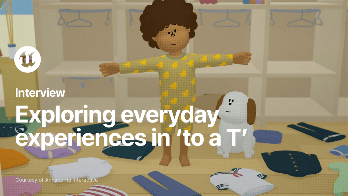 Can we interest you in some afternoon T? We caught up with kei - to a T - akahashi to find out how he used Unreal Engine 5's Blueprint, Sequence Editor, and Level Streaming features to create an episodic adventure game about a teenager who is stuck in a T-pose:
