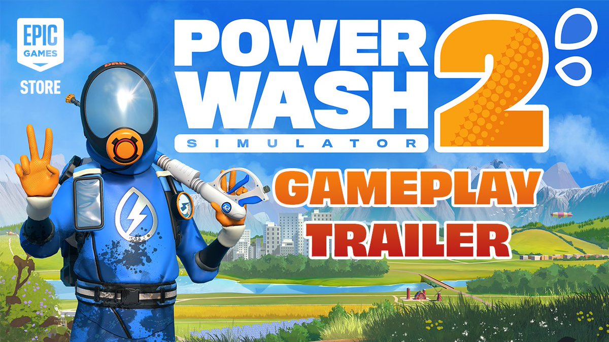 Take your cleaning to a whole new level in PowerWash Simulator 2 💦 Coming to the Epic Games Store in 2025. PowerWash Simulator