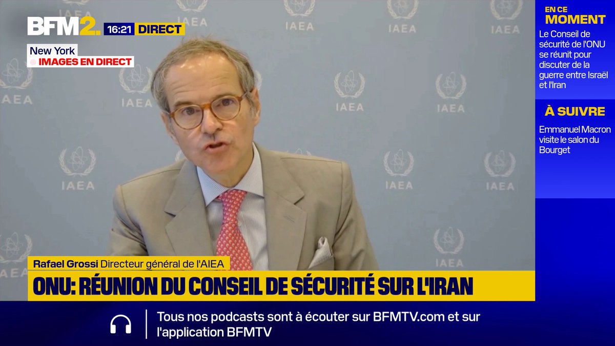 Iran-Israël : une attaque contre la centrale de Bouchehr en Iran pourrait provoquer une catastrophe nucléaire, alerte le chef de l'AIEA #BFM2