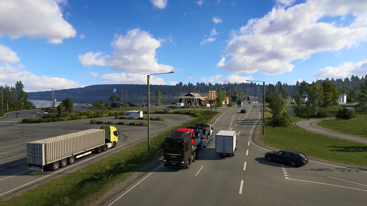 Looking forward to cruising the roads of Nordic Horizons? 🚛💨 In today's blog, we bring you a preview of the road network we are working on for this upcoming Euro Truck Simulator 2 map expansion! 🛣️ See more here 👇