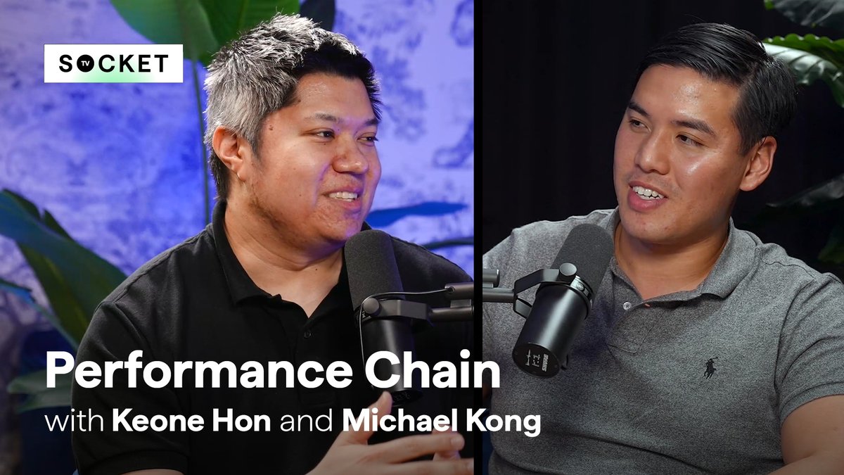 SOCKET TV Ep. 3 📺 Performance chains are here & they're out to eat every app you love. Vaibhav⚡️ chatted with Keone Hon & Kong.sonic on → how Monad & @soniclabs are reshaping what’s possible onchain → sub second UX → type of apps this will unlock & more