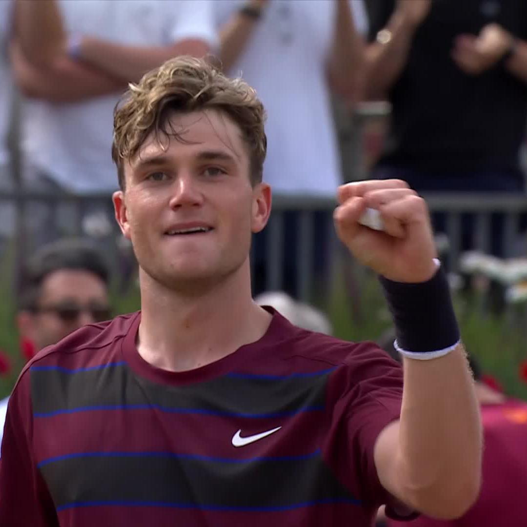 Jack on Top 🔝 The moment jack draper defeated Nakashima to seal a place in his first #HSBCChampionships semis 👏