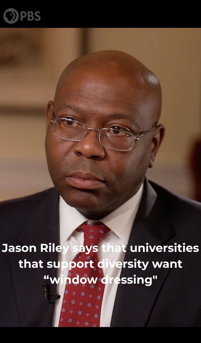 "I want more thriving Black college students. These schools want window dressing," says @JasonRileyWSJ, author of "The Affirmative Action Myth." "They want a color-coded campus that is racially balanced for... their aesthetic sensibilities."