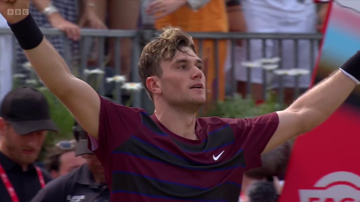 Jack Draper is into his first semi-final at Queens! 🙌 It's a hard-fought win for the British number one 1️⃣