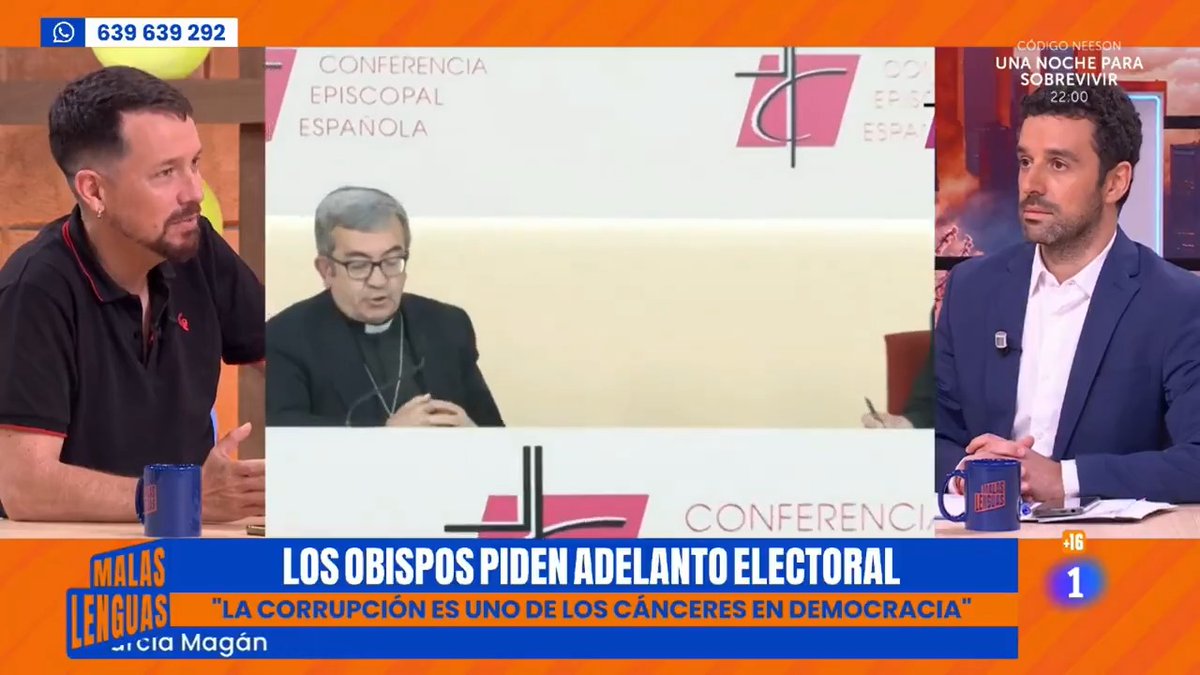 Si hay un ministro que podría haber sido cardenal ese es Félix Bolaños… Pero a los obispos que se meten en política hay que pararles los pies 👇🏽 #MalasLenguas