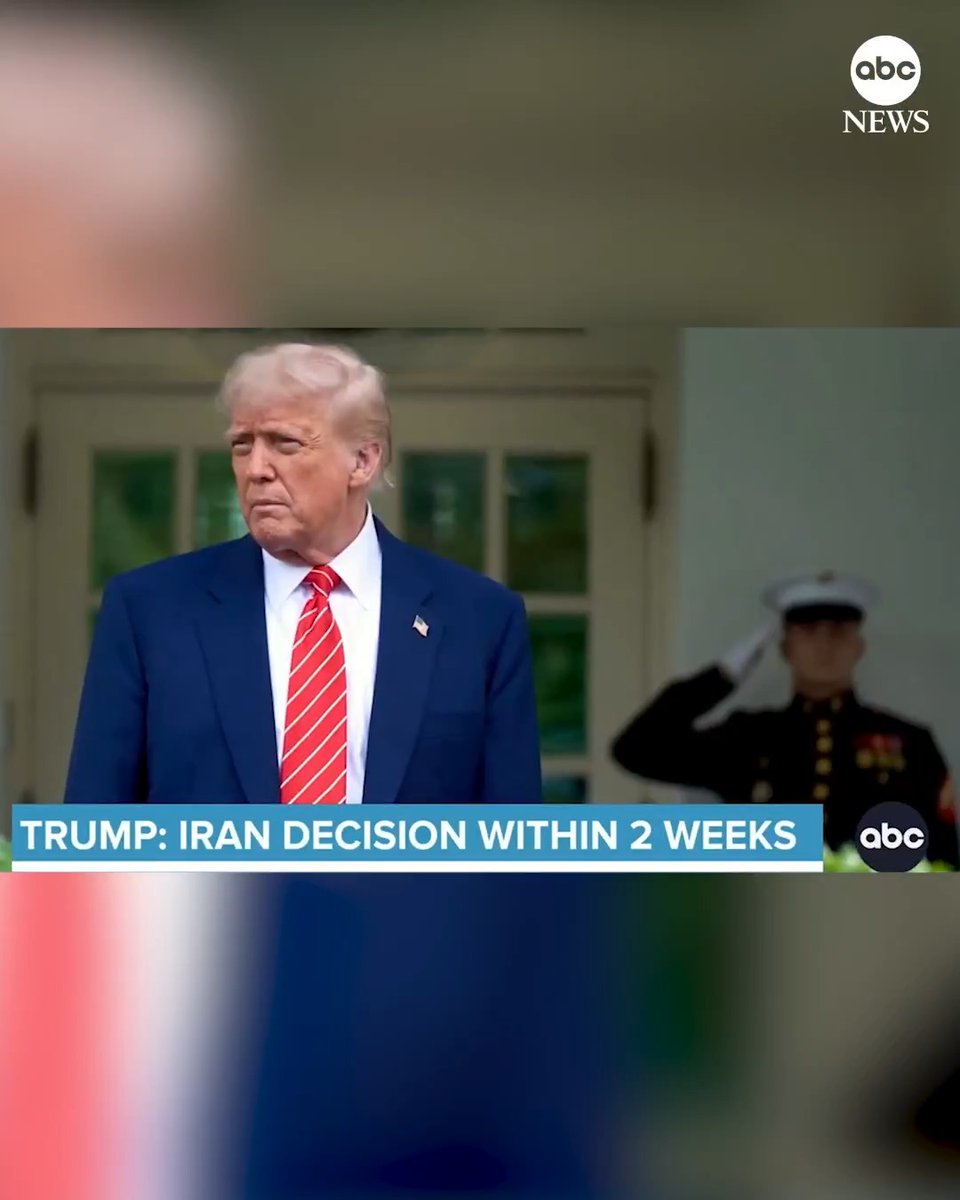 As Israel and Iran continue to trade strikes, the White House said that President Trump would make a choice on whether the U.S. would take military action against Tehran within the next two weeks.