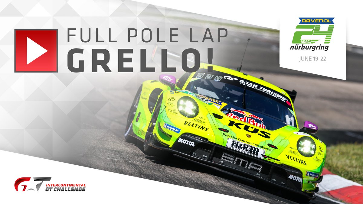 POLE LAP ⏱ Settle in for 8m12.741s alongside kevin estre... #IGTC | #24hNBR