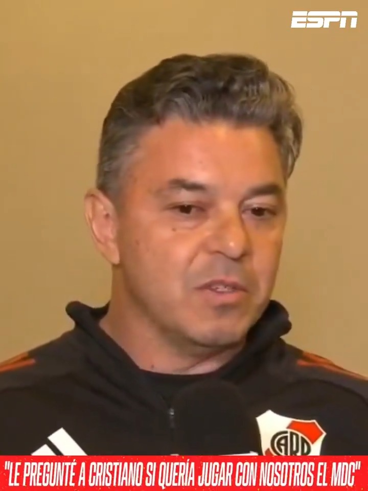 "Cristiano Ronaldo": Porque Marcelo Gallardo contó que le propuso jugar el #MundialDeClubes para River