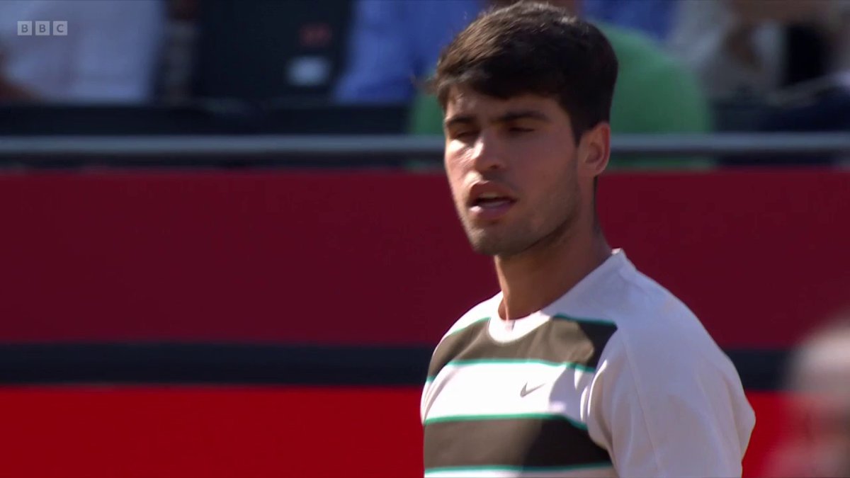 Carlos Alcaraz delivers in the first set as seeks a semi-final spot at Queen's ๐ช๐ธ๐