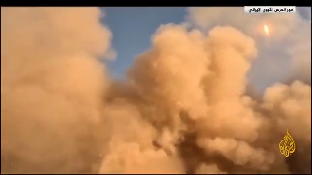 الحرس الثوري الإيراني ينشر صورا لإطلاق صواريخ من إيران نحو إسرائيل #الأخبار