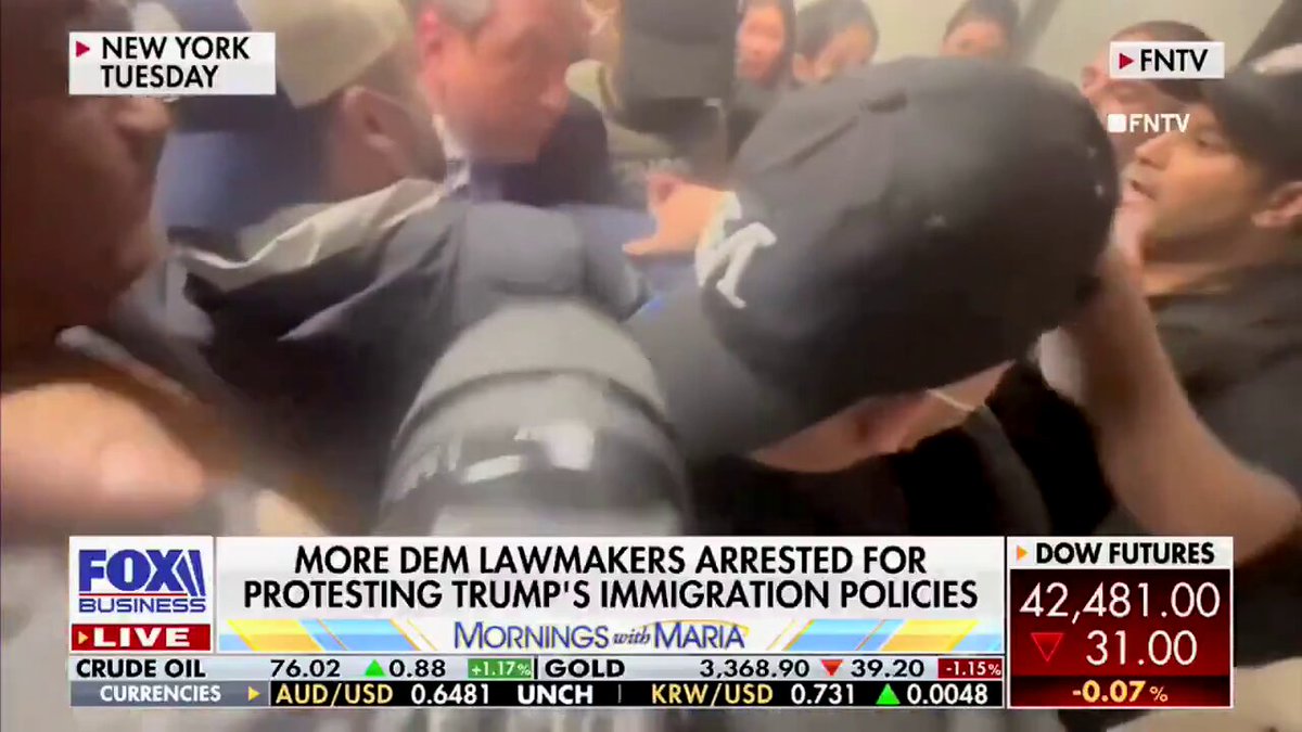 "75% of ICE arrests under the Trump Administration have been of illegal immigrants who have prior convictions or pending criminal charges." Democrats continue to endanger the lives of our brave law enforcement officers who are trying to keep America safe.