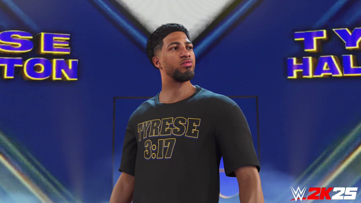 From the hardwood to the steel cage. Tyrese Haliburton got game and grapples! #WWE2K25's Dunk &amp; Destruction Pack 🔜 #NBA Tyrese Haliburton