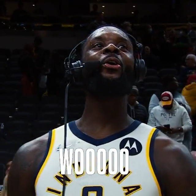 Lance Stephenson on the Pacers highlights to bless your timeline (via NBA)