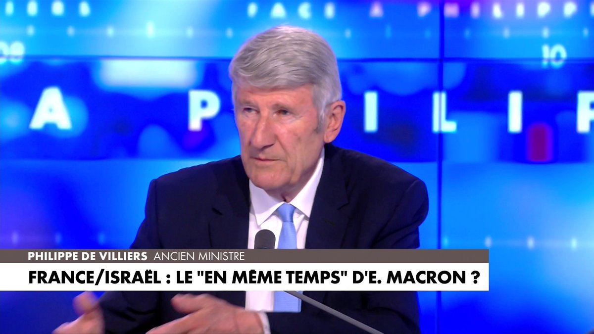 Philippe de Villiers : «Tant que les mollahs seront là, on ne résoudra pas les problèmes de la bombe atomique et des missiles iraniens», dans #FaceaPhilippeDeVilliers