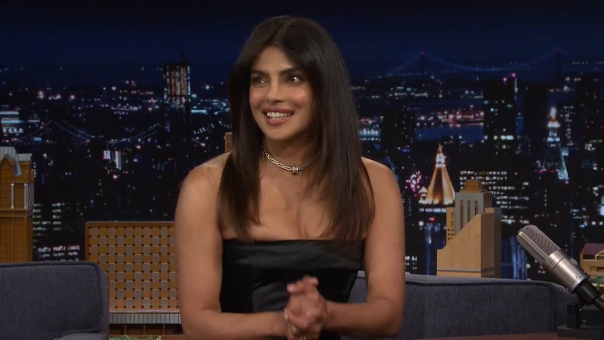 .PRIYANKA is having an East Coast summer with her daughter and Nick Jonas! #FallonTonight