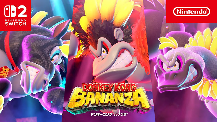 🎬 Vidéos – Nintendo a dévoilé les quatre pubs de Donkey Kong Bananza diffusées à partir d’aujourd’hui sur les télévisions japonaises.