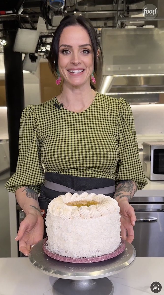 Coconut cream cake with a SPICY twist 😍🌶️ Ashley Holt is coming in hot this week on #SuperMegaCakes! Don't miss her and her teammates competing against Duff Goldman on a new episode Monday @ 9|8c. Get the recipe: