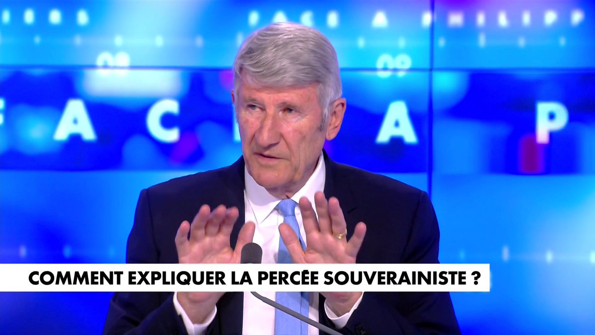 Philippe de Villiers : «Cette Europe actuelle, qui est en train de nous asphyxier, a nié les frontières, la souveraineté», dans #FaceaPhilippeDeVilliers
