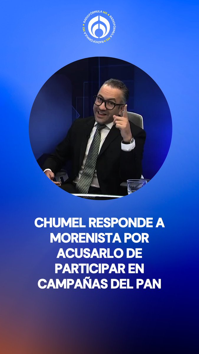 “No somos como ustedes": Chumel Torres responde al morenista Arturo Ávila tras señalarlo de operar para el PAN vs. la 4T. " A nosotros no nos prende el dinero, yo soy fan de dormir tranquilo y de tener conciencia limpia", cometa. #LaRadioDeLaRepública Chumel Torres
