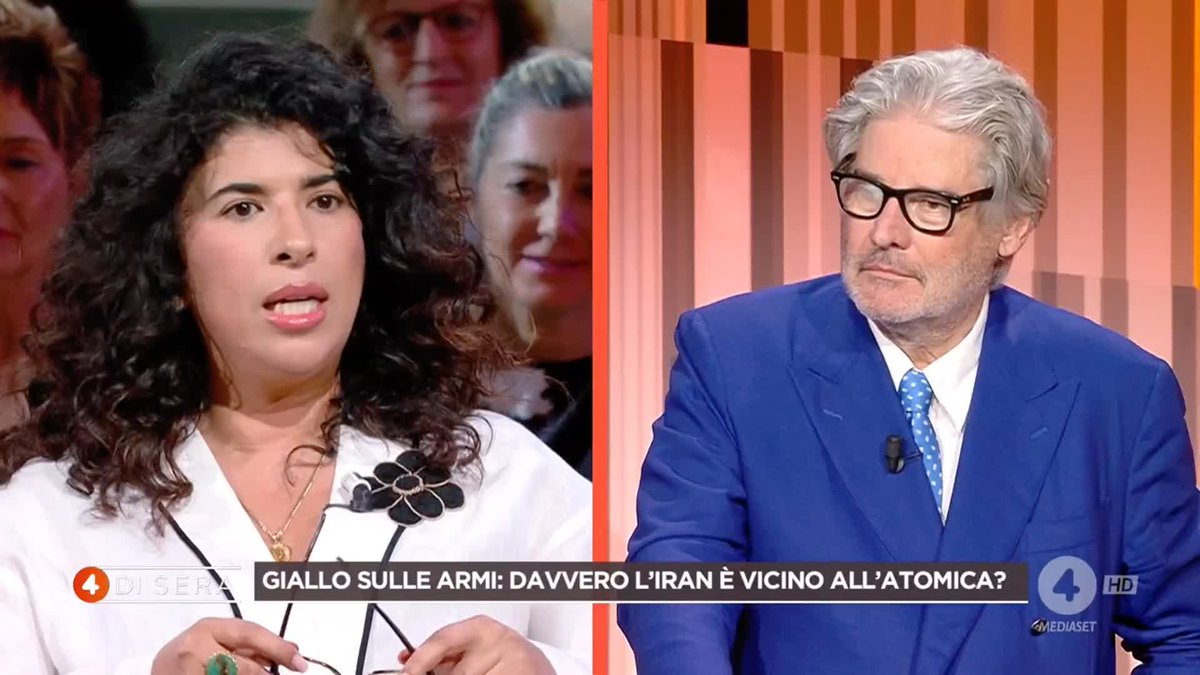 Karima Moual: "La democrazia in Israele è ambigua, in quanto tutti i diritti di arabi e palestinesi sono venuti meno" Cosa ne pensate? #4disera in diretta su #Rete4 e in streaming su Mediaset Infinity
